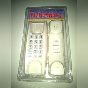 Spy telephone requires landline real home phone